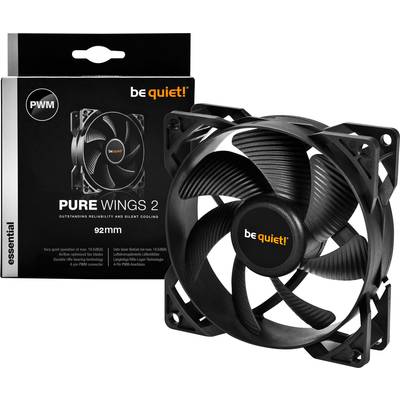BeQuiet Pure Wings 2 92mm PC fan Black (W x H x D) 92 x 92 x 25 mm