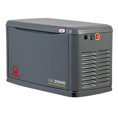 Pramac-Generac Pramac Powerknight GA20000 20kVA Air-Cooled Generator (400V) (LPG or Natural Gas)