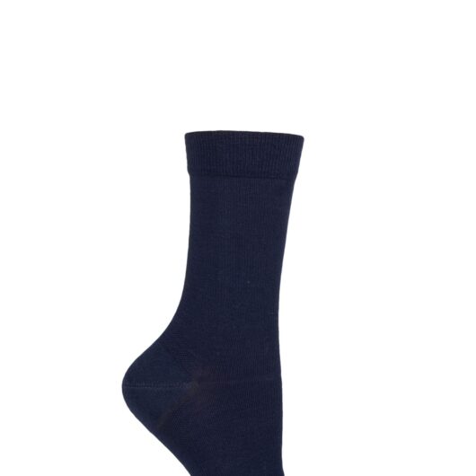 Women's 1 Pair Falke Stabilizing Wool Everyday Socks Space Blue 5.5-6.5 Ladies