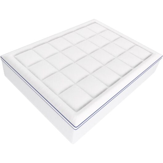 Mophorn - Queen Mattress Topper, 101.6mm Thickness, Memory Foam & Fiber Fill, Detachable & Washable, Pressure Relief, Cooling & Breathable, for Hot