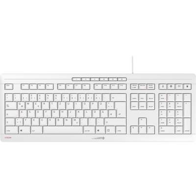 CHERRY Stream USB Keyboard German, QWERTZ Light grey