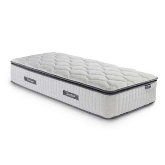 Beloit Fabric Single Mattress In White