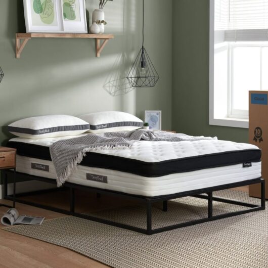 Cardiff Fabric Small Double Mattress In White