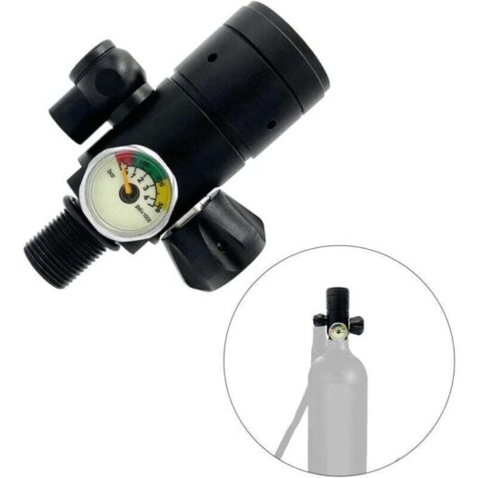 Immersion Regulator Submersible Valve Professional Replacement Multifunction M18x1.5 0-300Bar Air Tank Regulator Valve mumu