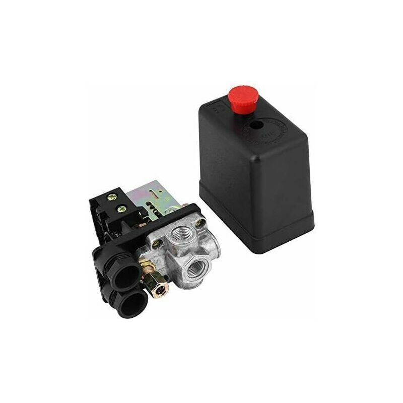 WAY - Vente flash 240V 16A Port 90PSI -120PSI Pressostat de compresseur d'air Régulateur de contrôle Avec Les mesures Pour une réduction rapide de la