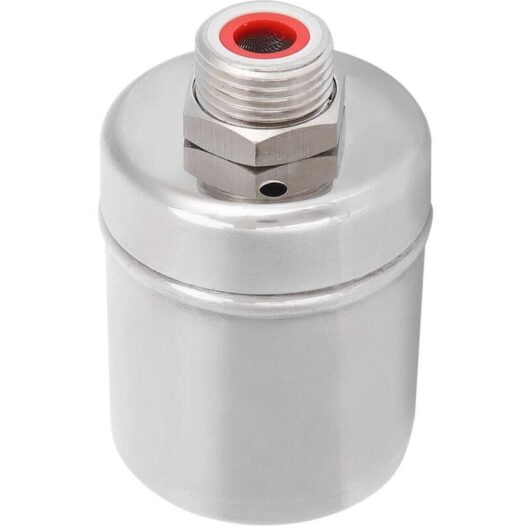 1/2in Float Ball Valve Tank Automatic Water Level Control Stainless Steel Floating Ball Valve
