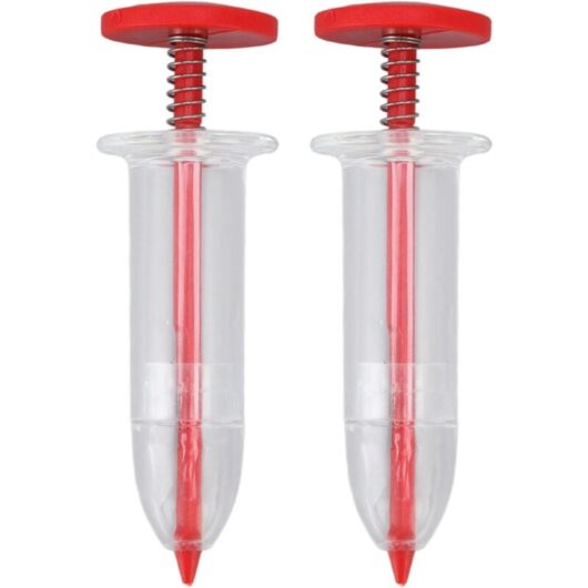 Csparkv - 2pcs Seed Dispenser, Portable Seed Sower - Plant Seeds Easily, Mini Seedmaster Seed Sowing Tool for Horticultural Seeding