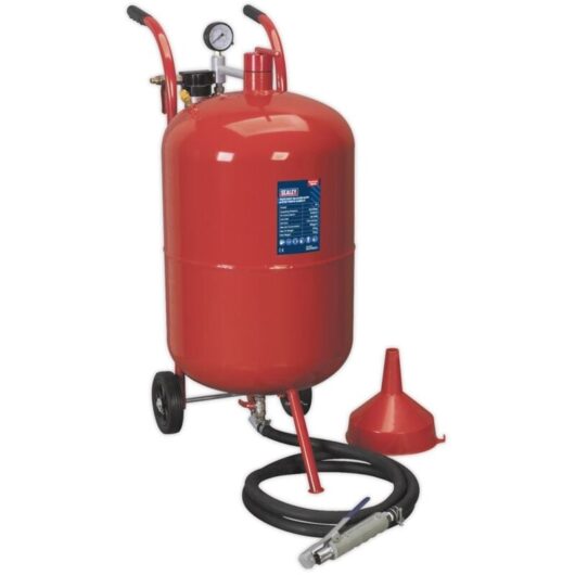 Sealey - SB998 Shot Blaster with Water Trap & Wheels 75L