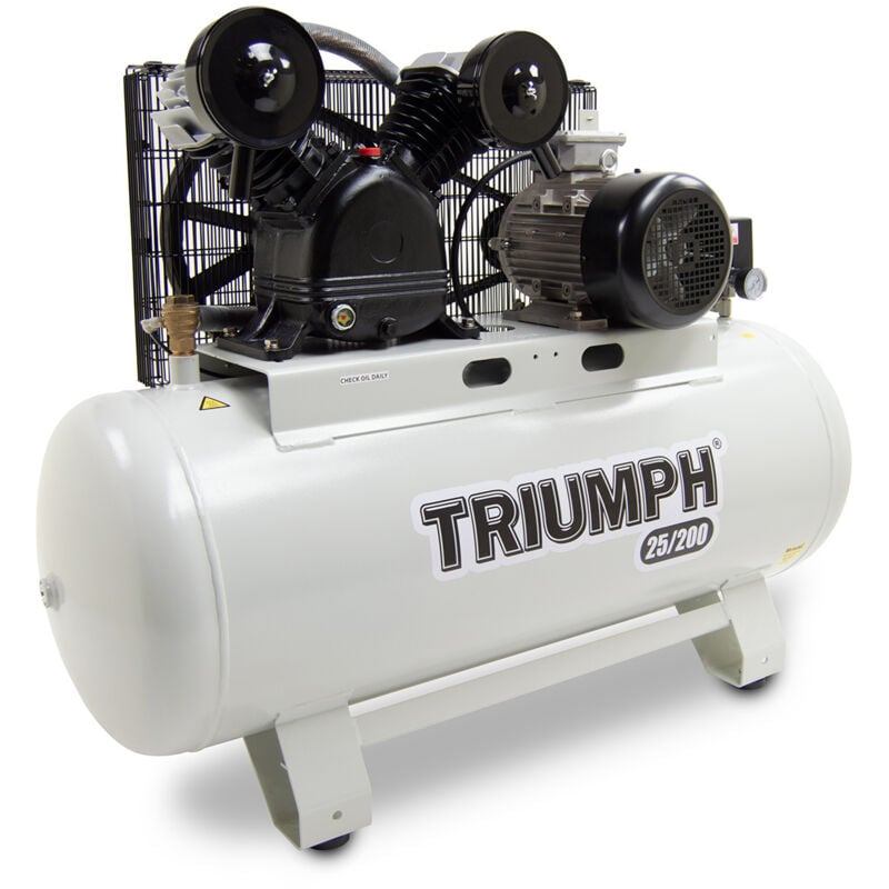 Air Compressor Triumph 25/200 Industrial, 200L, 23CFM, Three-Phase, 5.5HP