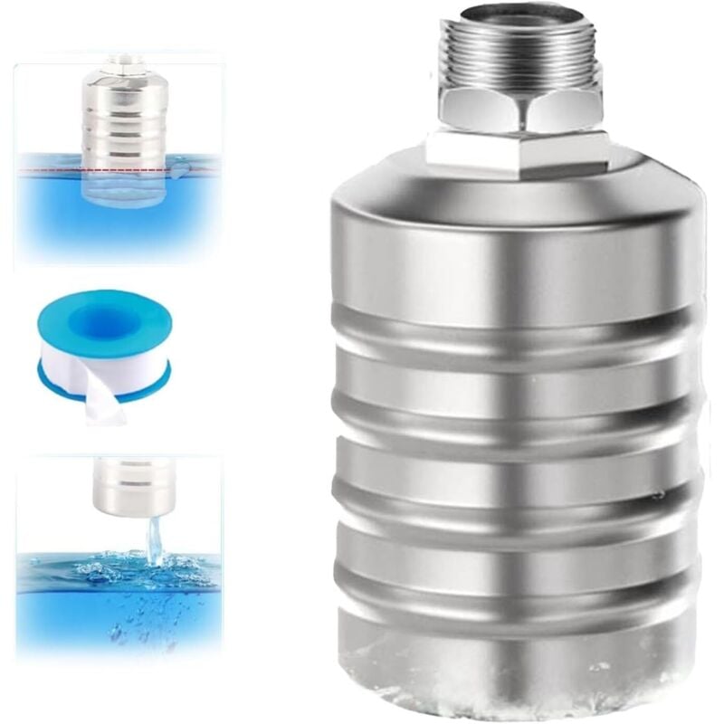 Water valve, fully automatic water level control float valve made of 304 stainless steel. Float valve/Y6A - 6 minutes water inlet