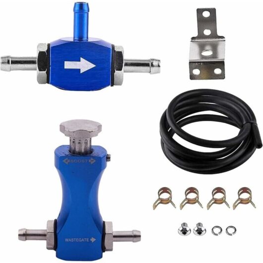 Dewdat - Turbo Boost Accessory Turbocharger Kit Turbine Pressure Controller Metal Bilateral Pressure Regulator Gasoline Diesel Turbo Engine Parts For