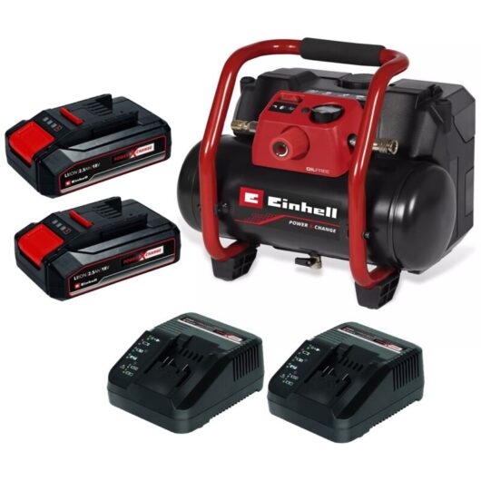 Einhell TE-AC 36/150 Li OF-Solo PXC Cordless Air Compressor 2x 18v 36V 2 x 2.5ah