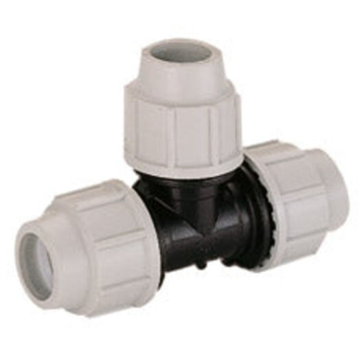 Plasson Equal Tee 20mm MDPE Plumbing Fitting WRAS Approved