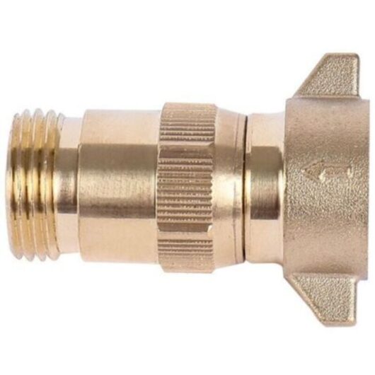 Brass water pressure regulator, lead-free brass non-adjustable pressure reducer