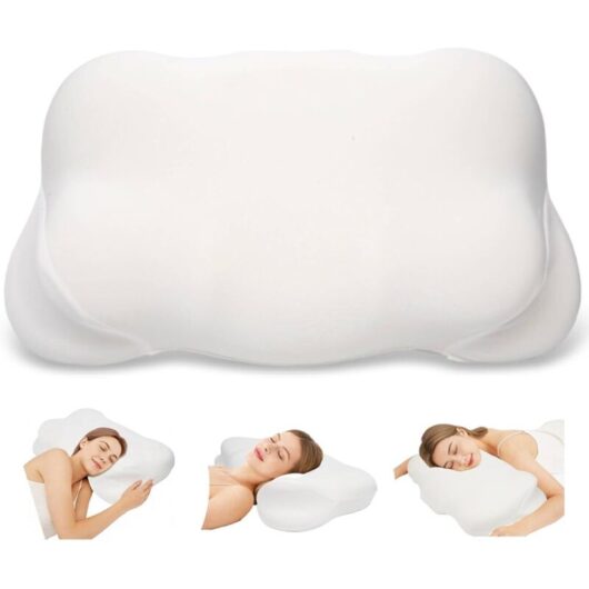 Ergonomic Memory Foam Pillow for Cervical Support - Adjustable Pillow with Breathable Cover, Neck Support for Back and Side Sleepers