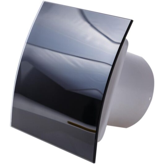 Extractor fan System Turbo Escudo Black 100 ctr