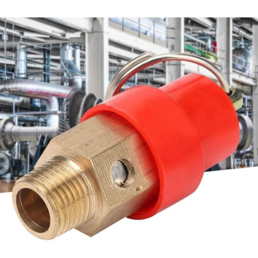 3pcs Brass Relief Valve Air Compressor Safety Pressure Regulator Pressure Reducing Valve (G1/8'')