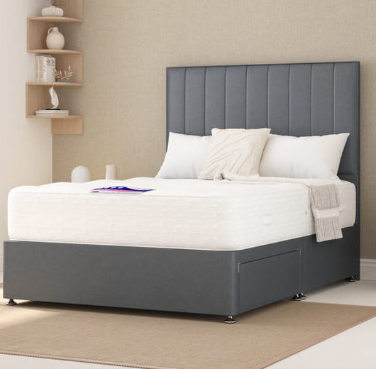Cashmere Ortho 1000 Pocket British Wool Mattress, Double