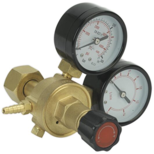 Sealey Dual Gauge Industrial MIG Gas Regulator