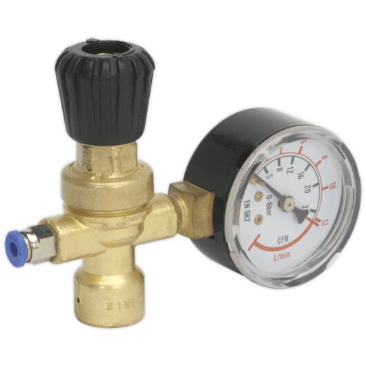 Sealey MIG Gas Regulator One Gauge for Disposable Cylinders