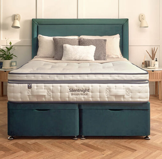 Silentnight British Wool 3000 Pillow Top Pocket Mattress, Double